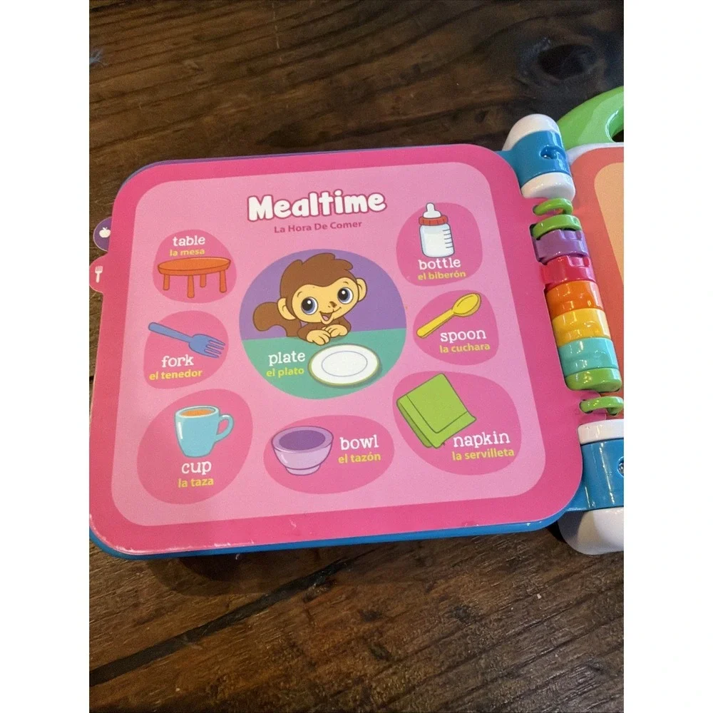 LeapFrog 100 Words & 100 Animals Interactive Learning Books Tested Lot 2